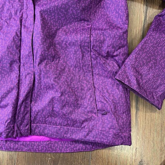 Columbia Womens Outer West Interchange Bright Plum Medium 3-in-1 Jacket SZ SM - Picture 5 of 8